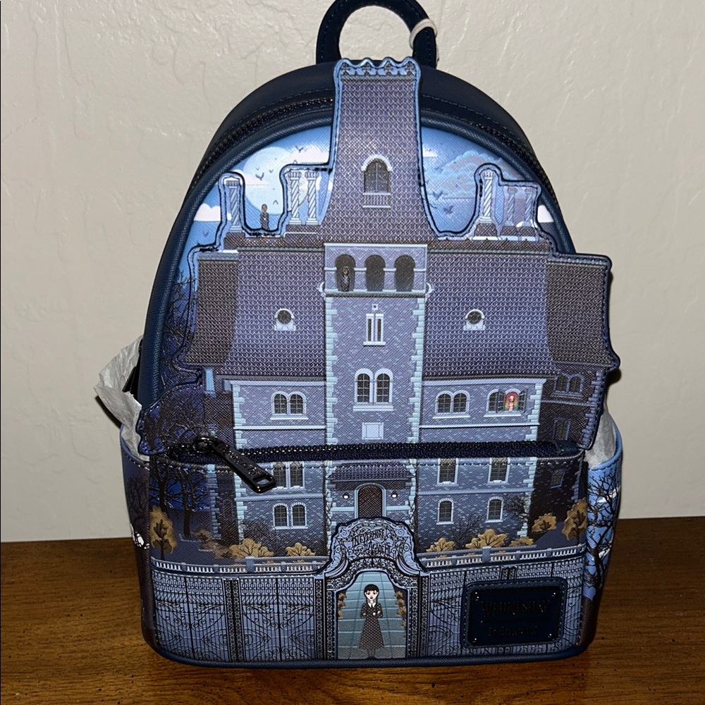 Loungefly Wednesday Nevermore Academy - IT GLOWS IN THE DARK!!!!!